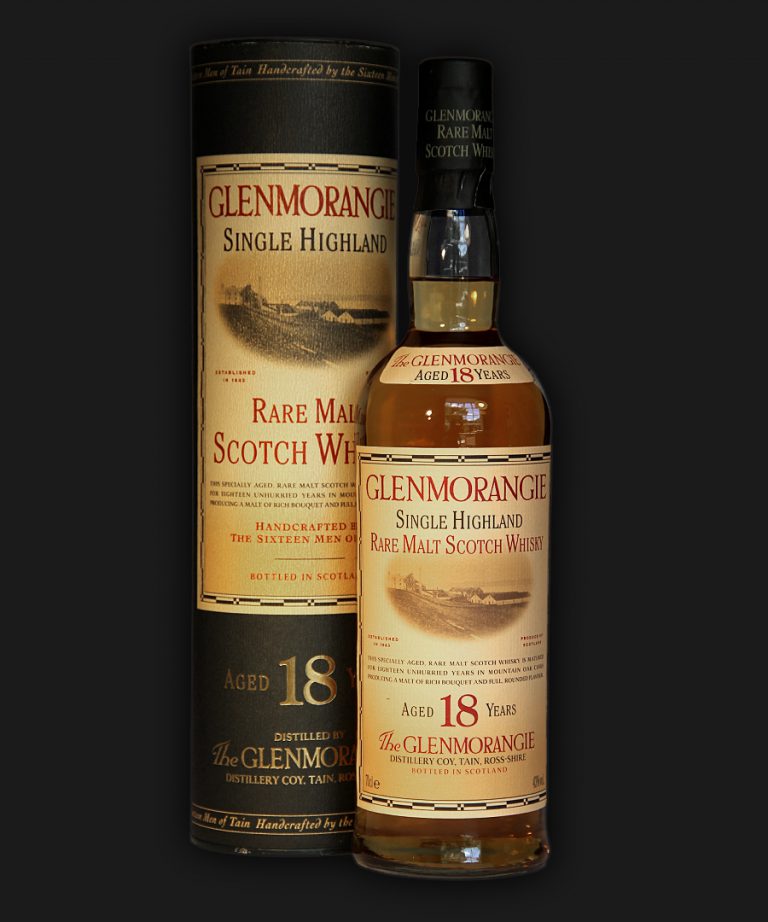 Glenmorangie 18 Year Old Rare Malt Scotch Whisky
