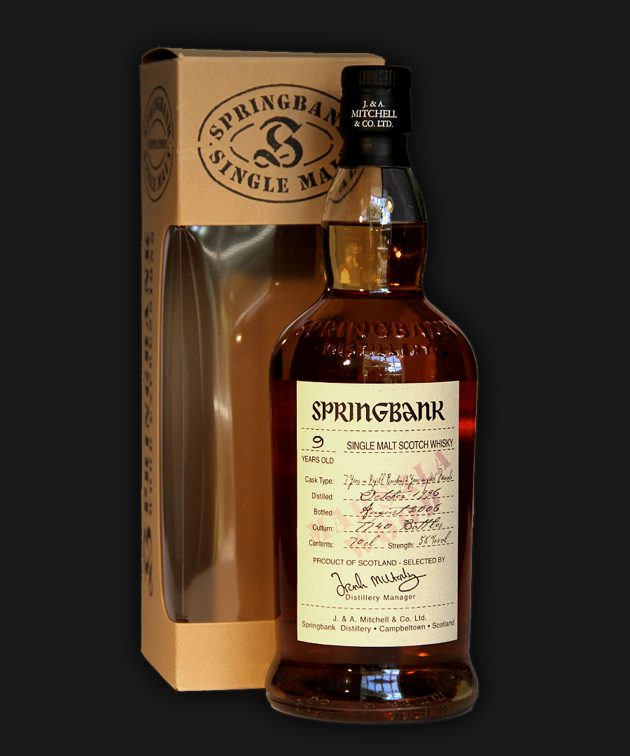 Springbank 9 Years Old Marsala Wood Expression